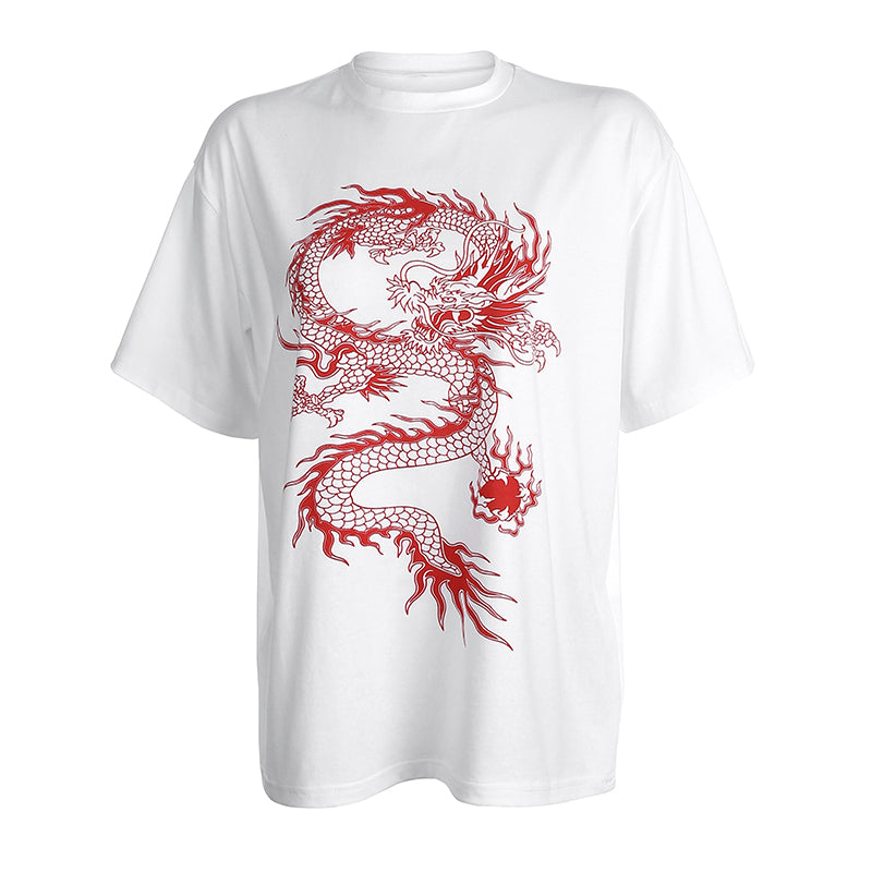 T-shirt Rétro Chinese Dragon