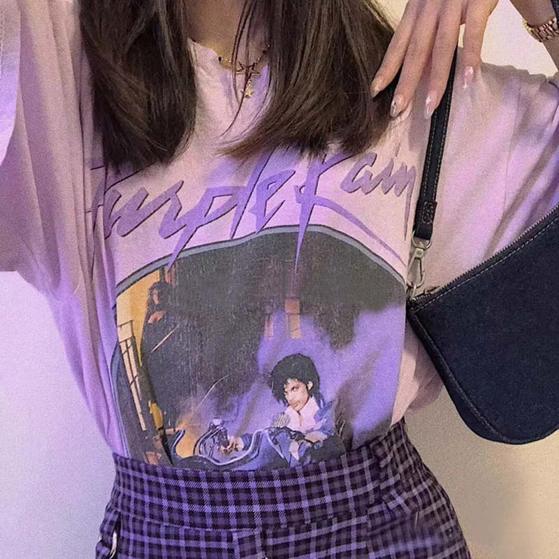 T-Shirt Rétro Purple Rain